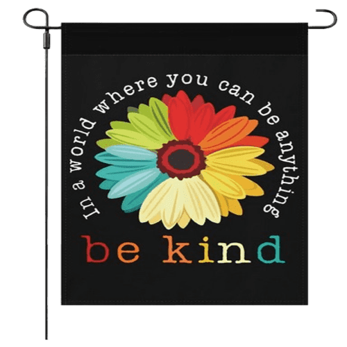 Camping be kind flag